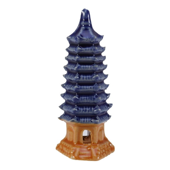 GOOHOCHY  Hexagonal Pagoda Decoration Fish Tank Decorations Freshwater Aquarium Accessories