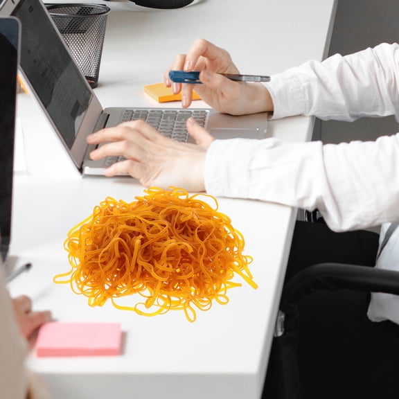 FUTUREORYY Versatile Brown Rubber Bands for Office Home Bundling and Wrapping Needs