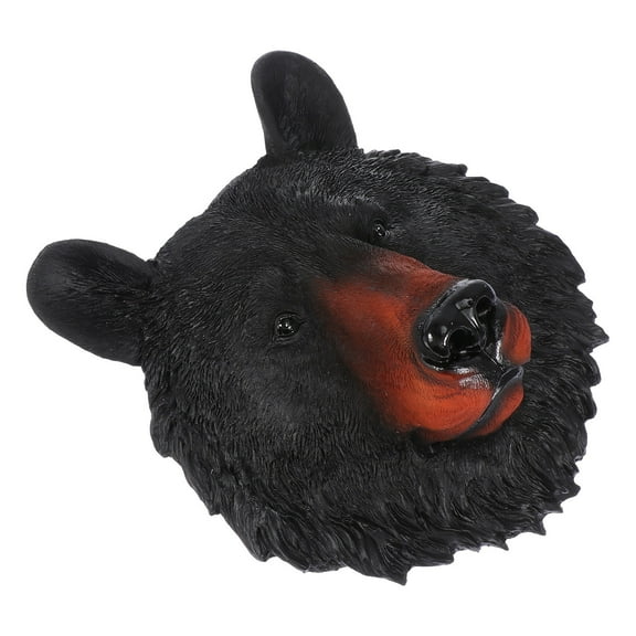 GOOHOCHY  Home Animal Bear Head Wall Hanging Decoration Lightweight Indoor