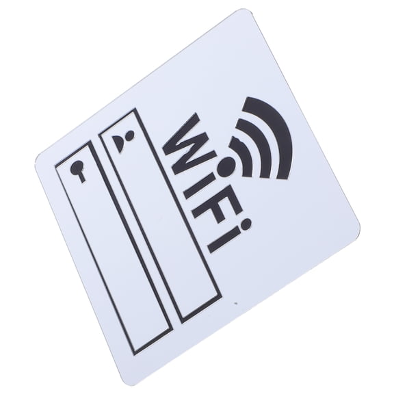 GOOHOCHY  Home Decor Wall Stickers Wifi Password Sign for Mirror Office