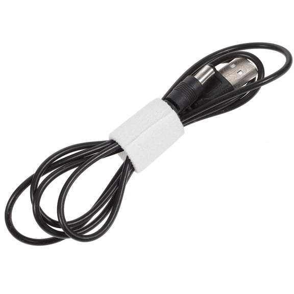 GOOHOCHY Cable Organizer White 1 Roll 10.5X4.1X1in Polyester