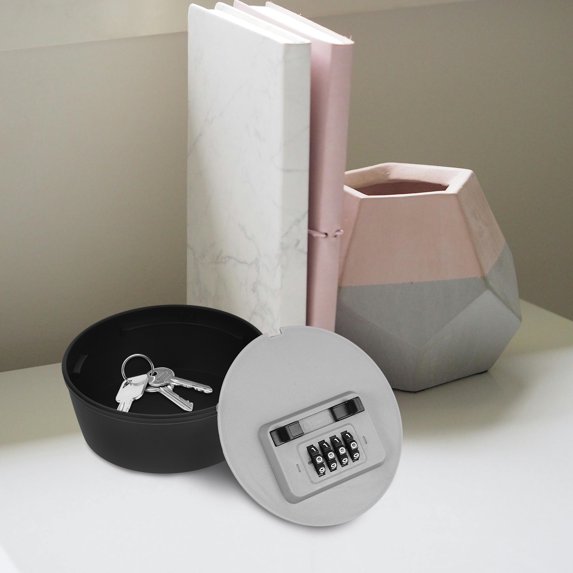 GOOHOCHY Weatherproof Outdoor Key Lock Box with Resettable Combination, Secure House Key Safe for Home and Office