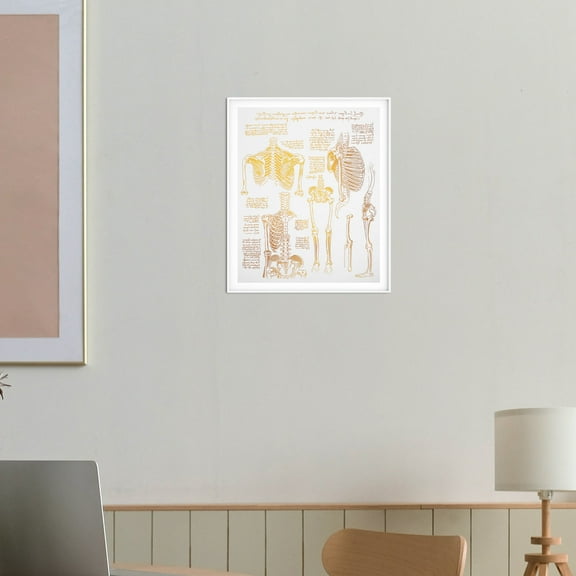 GOOHOCHY Human Spine Art Human Spine Print Hanging Painting Nurse Office Wall Art Decoration