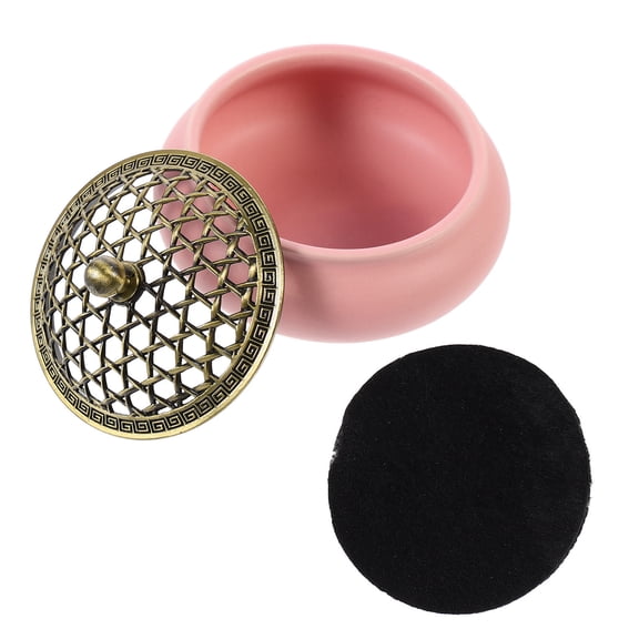 GOOHOCHY  Incense Burner Scented Lavender Holder Decoration Home Office Pink