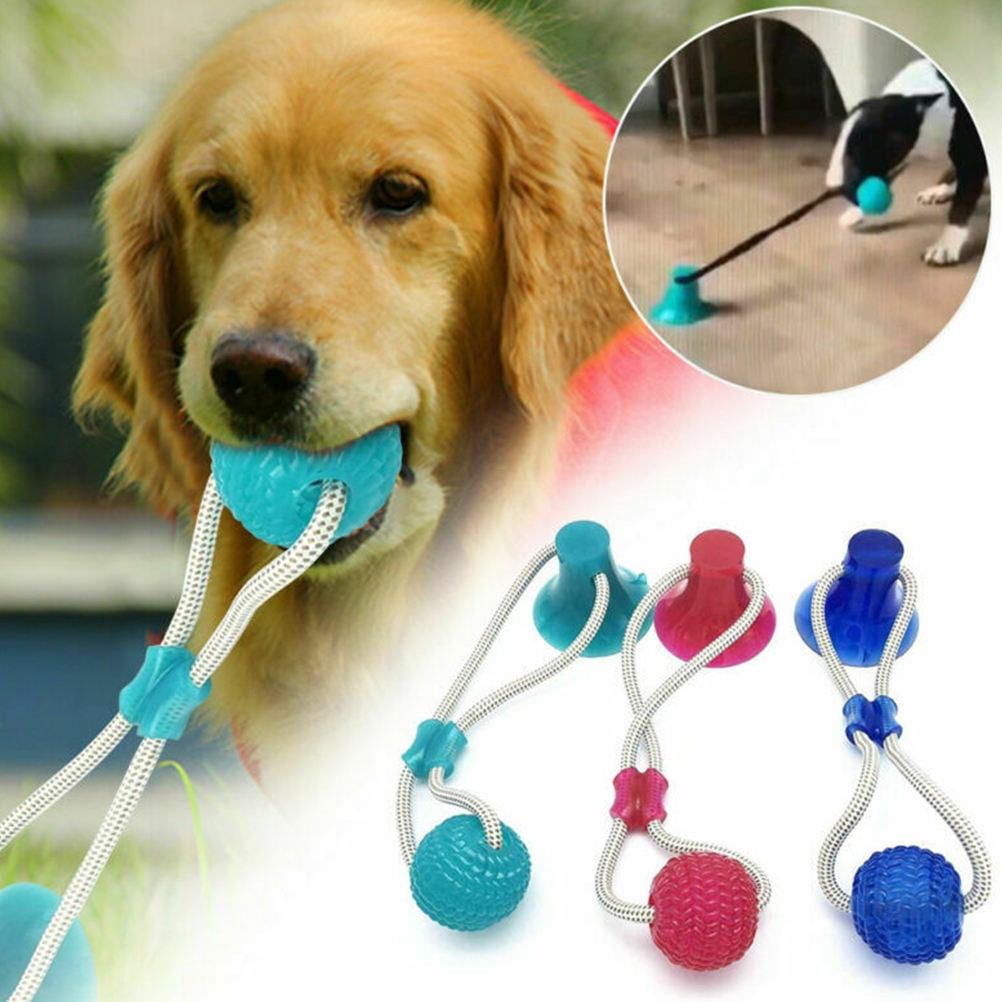 GOOHOCHY Indoor Dog Chew Toy, Mint Green Molar Toy with Stable Base ...