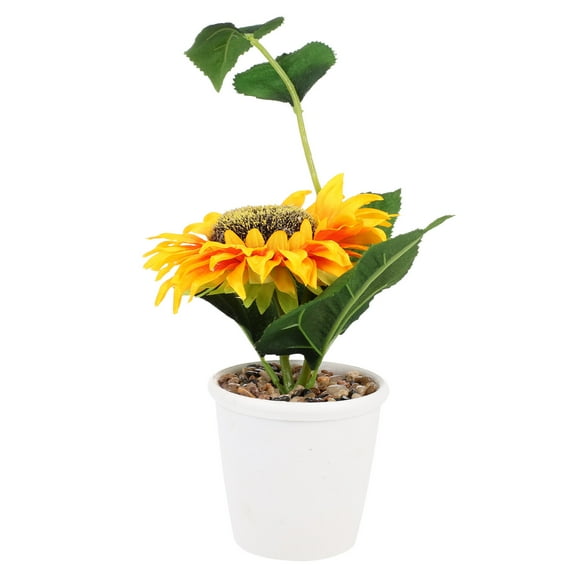 GOOHOCHY Indoor Simulated Flower Plant Theme Party Decoration 31.5X9.5cm