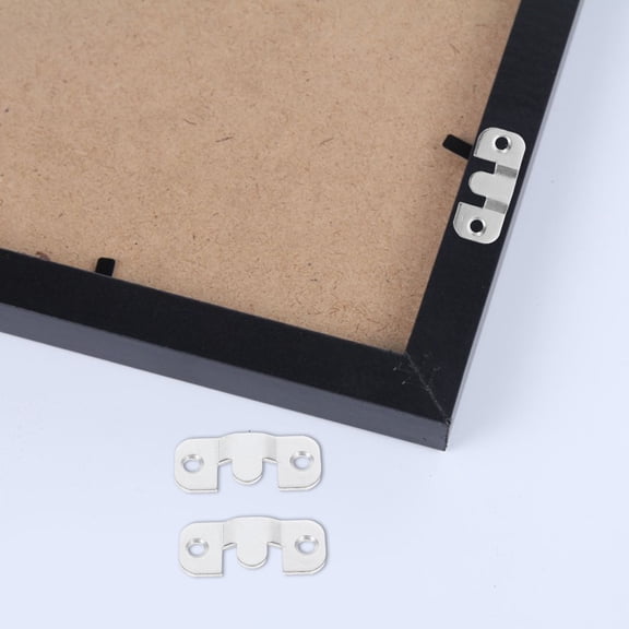 GOOHOCHY Mount Bracket for Photo Frame Silver Easy Installation with 20PCS Suitable for Drywall