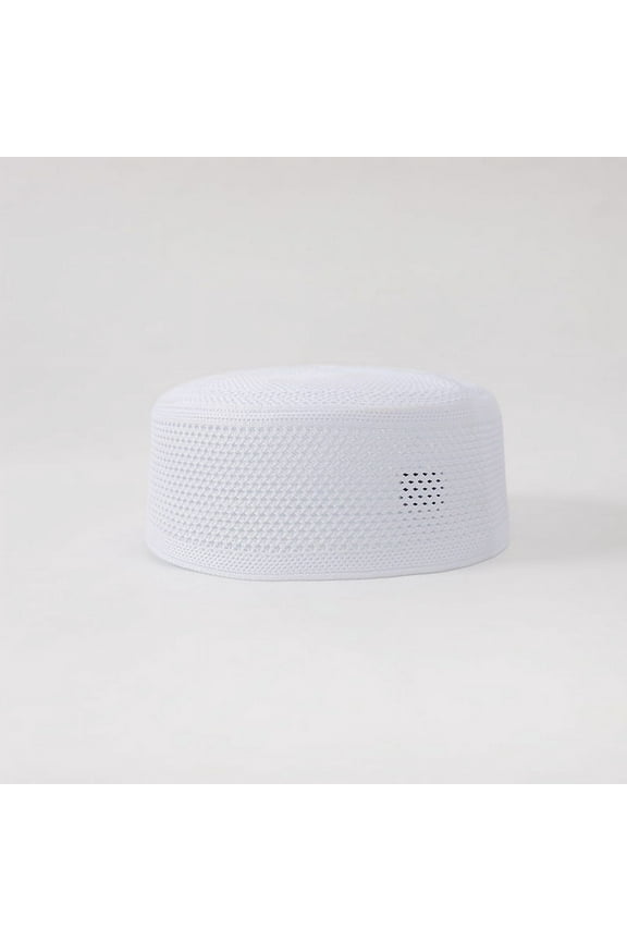 Islamic Beanie Cap Breathable Cotton Prayer Hat Hajj Eid Hats Muslim Prayer Caps Hijab Cap Muslim Headwear for Ramadan Eid Party Hair Accessories