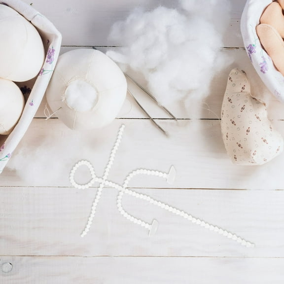 GOOHOCHY Joint Movable Toys Dollhouse Building Supplies Our Baby White