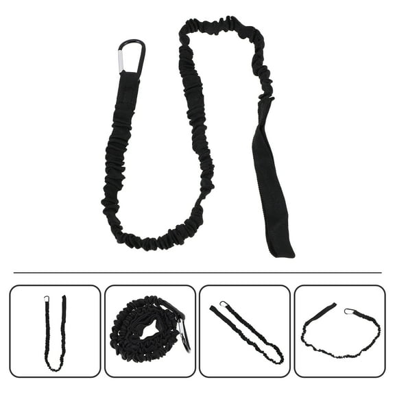 Mobutofu Kayak Paddle Leash Polyester Black 1Pack