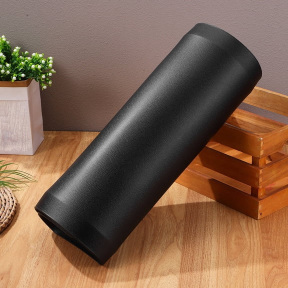 GOOHOCHY  Kitchen Rugs Non Slip Washable Floor Mat for Texture Bare Feet Fatigue Mats Cushions Office Black