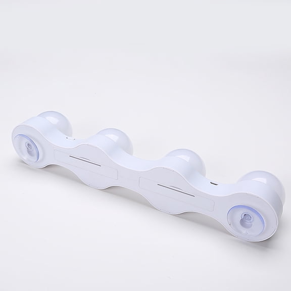 FUEENIRVA LED Vanity Lights with Suction Cup Easy Install White Makeup Lamp for Bathroom Vanity Lighting