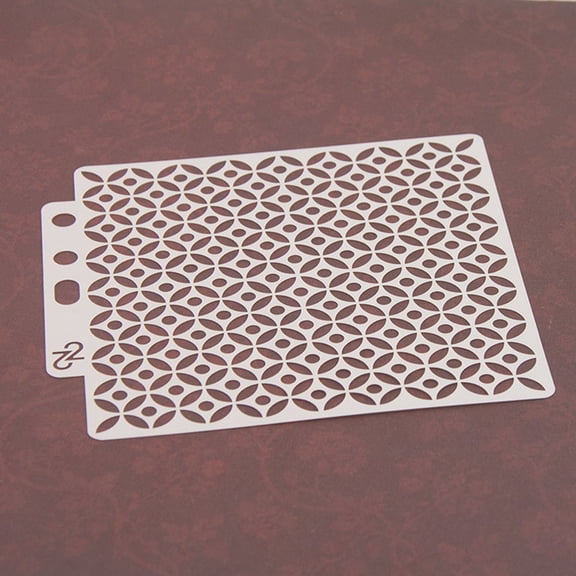 GOOHOCHY Lace Pattern Ruler Stencil Template for Hollow Out Art Painting and Craft Design