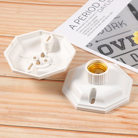 GOOHOCHY Lamp Socket 2Pcs for Restaurant with Screw Terminal Connection 10.8*4.3*2.0in