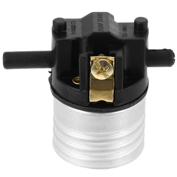 GOOHOCHY Lamp Socket Replacement E26 Push Switch Black for Repair with Aluminum Copper Plastic Materials Versatile Application 26mm