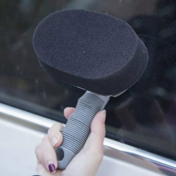 GOOHOCHY  Large Tire Shine Applicator Car Wash Brush Wheel Sponge Cleaning