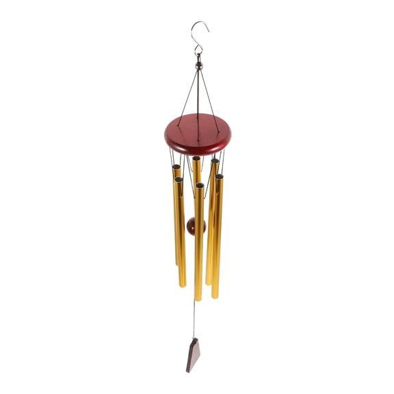 Mobutofu Chime with Wood and Aluminum Tubes, and Easy to Outdoor Decor