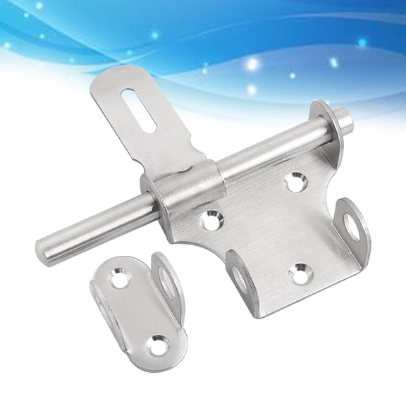 GETAJGHSD Thickened Slide Lock Latches Hardware 1Pcs Anti Theft Stainless Steel For Bedroom Door