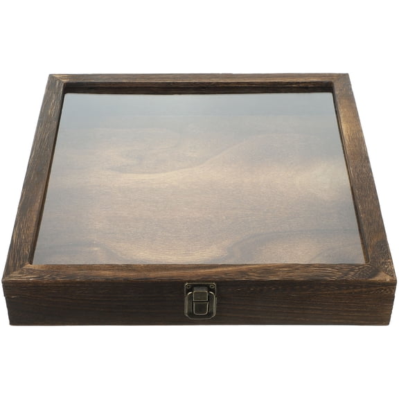 GOOHOCHY Wooden Insect Specimen Display Case Light Brown 11.8x11.8x1.8in Set for Collecting and Showcasing