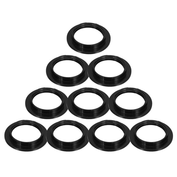 GOOHOCHY Light Socket Shade Ring E27 Lamp Shade Collar Rings Screw Rings For Threaded Medium Base Sockets Retaining Rings For Light Fixtures