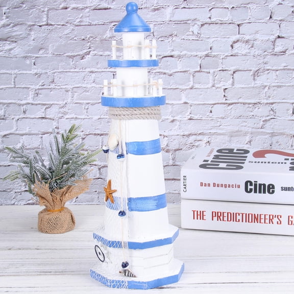 GOOHOCHY Lighthouse Model Beach Decorations for Home Themed Ornaments Seaside