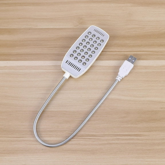 GOOHOCHY Lights USB Computer Light Laptop Reading Lamp Student 32.00X5.00X1.00CM White