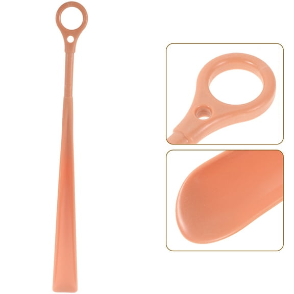 GOOHOCHY Long Handle Plastic Shoe Horn Elderly People Shoe Helper Tool for Home Use Convenient Shoe Dressing Tool for Men and Women