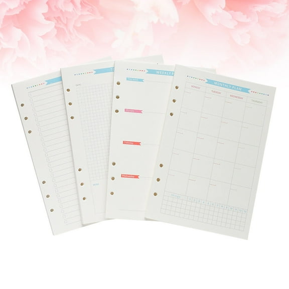 GOOHOCHY Loose Leaf Refill Filler Paper College Ruled A5 Binder Note Book