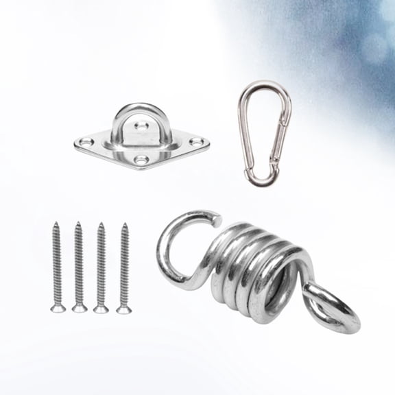 GOOHOCHY M8 Outdoor Hammock Swing Outdoor Hammock Fix Use Accessories Set(Silver)