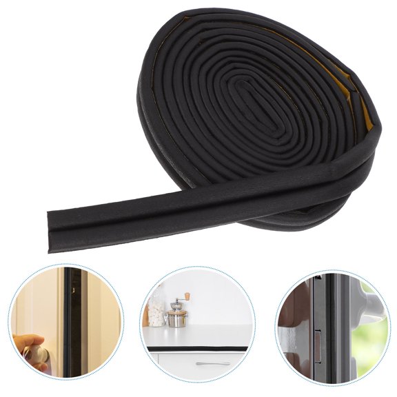 GOOHOCHY MLINS Self Adhesive Door and Window Weather Seal Strip for Soundproofing, Insulation - Ideal for Cars, Trucks, RVs, and Boats, 1 Roll