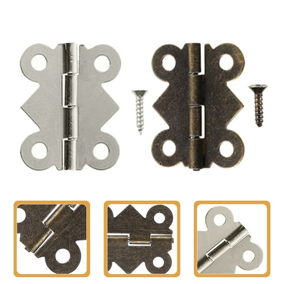 GOOHOCHY MLINS 20pcs Butterfly Hinges Replacement for Wooden Jewelry Box