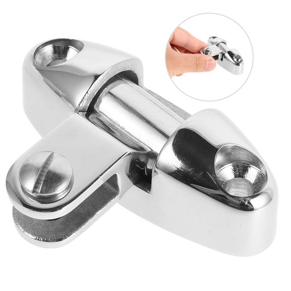 GOOHOCHY MLINS Boat Deck Hinge Mount for Bimini Replacement Marine Part Hardware Set