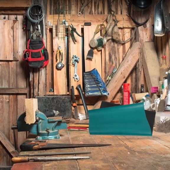 GOOHOCHY MLINS Heat Resistant Anti Static Mat for Electronics Repair Large Soldering Pad for Tablet and Grounding Mat for Workbench Green