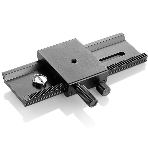 GOOHOCHY Macro Focusing DSLR Camera Mount Rail Rod Support Guide Bracket (Black)