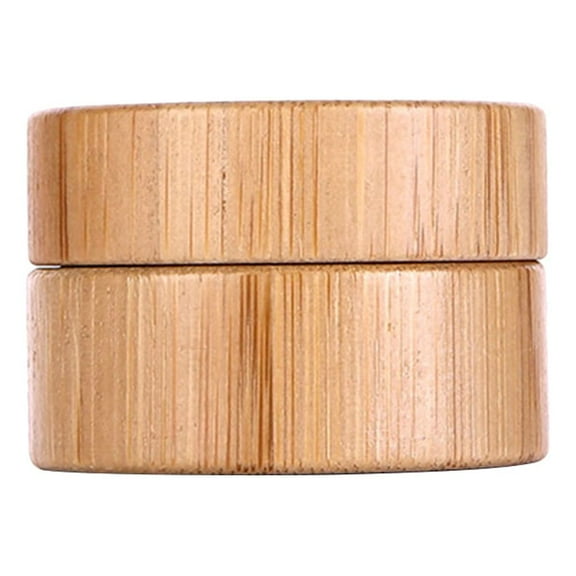 GOOHOCHY  Makeup Bamboo Cream Bottle Storage Empty Cosmetic Case