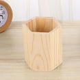 thumbnail image 1 of GOOHOCHY Tabletop Pencil Holder Khaki 1Set 3.9In, 1 of 8