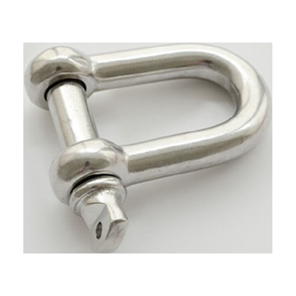 GOOHOCHY Marine Grade D Shackle 2Pcs 4.5x0.4in for Sailing Rigging
