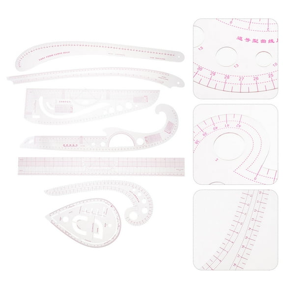 GOOHOCHY Measuring Sewing Clothing Design and Measurement Ruler Tailoring Tool