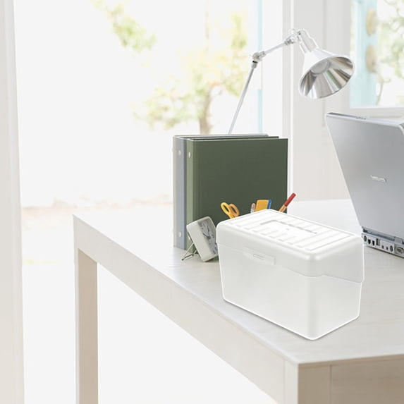 GOOHOCHY Multi-Use Memo Note Holder with Paper Clip Organizer, Desk Memo Pad Dispenser for Office and Home Use