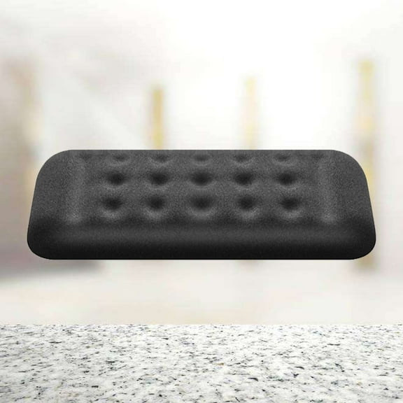GOOHOCHY Memory Foam Wrist Guard Computer Arm Rest for Desk Support Black