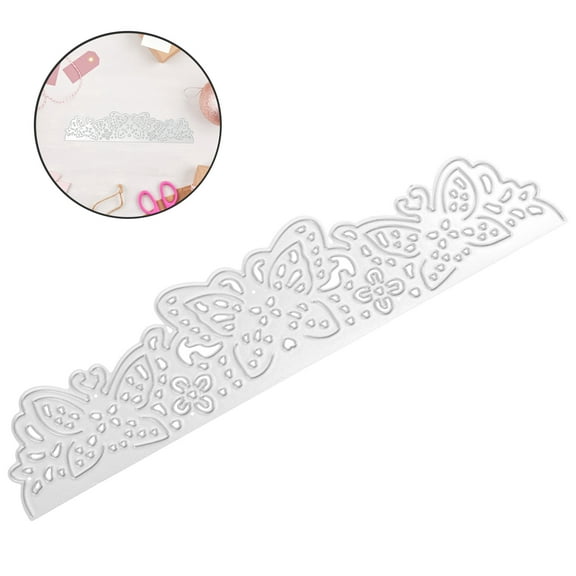 GOOHOCHY Metal Die Cuts Embossing Folders for Card Making Cutting Dies Stencil Silver
