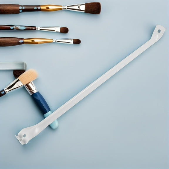 GOOHOCHY Metal Floating Shelf Bracket Container Shelving Brackets White