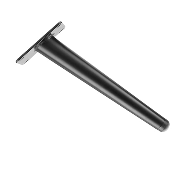 GOOHOCHY Metal Table Leg Replacement with Rubber Base for Dining Sofa and Coffee Tables