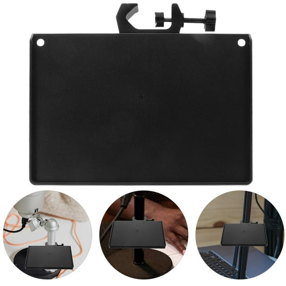 GOOHOCHY  Mic Stand with Phone Holder Mount Microphone Rack