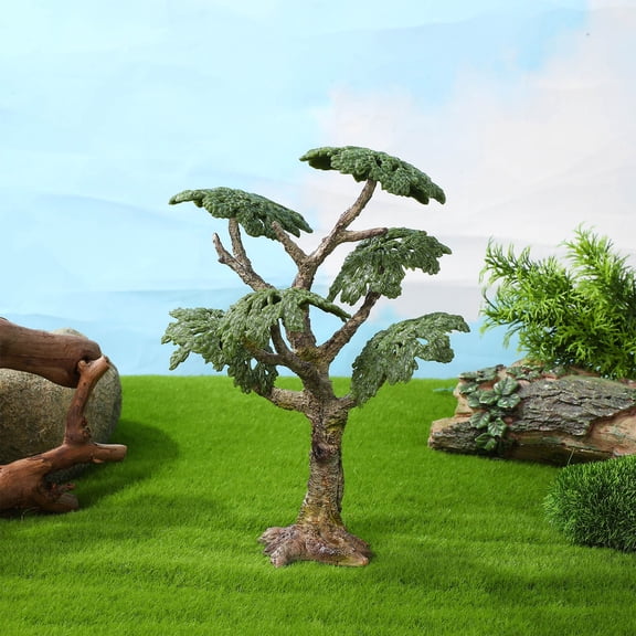 GOOHOCHY Mini Landscape Trees Building Tree Model 18.90X15.20X11.20CM