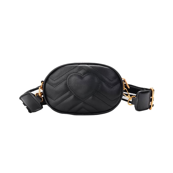 GETAJGHSD Shoulder Purse Mini Pouch Black Pu 1Pack