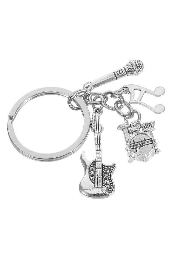 Modern Music Keychain For Keys And Bags Unique And Metal Key Ring For Music Enthusiasts Delicate Keyring For Music Lovers