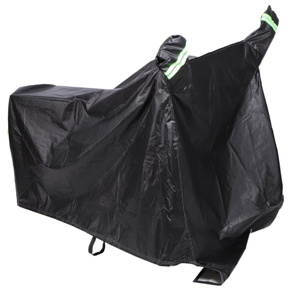 GOOHOCHY Motor Cycle Cover Motorcycle Cover Black Thickened Material 1Set