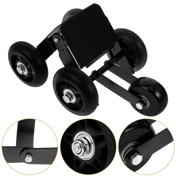 GOOHOCHY Motorcycle Tire Roller 1Pack for Assistance Black Steel Plate