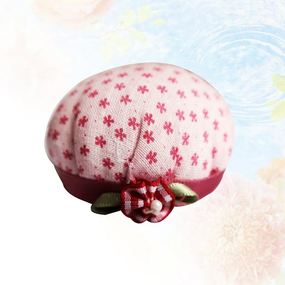 GOOHOCHY Multi Fabric Pin Cushion for Collecting Needles Handy Size with Attractive Design 1.5 inch diameter